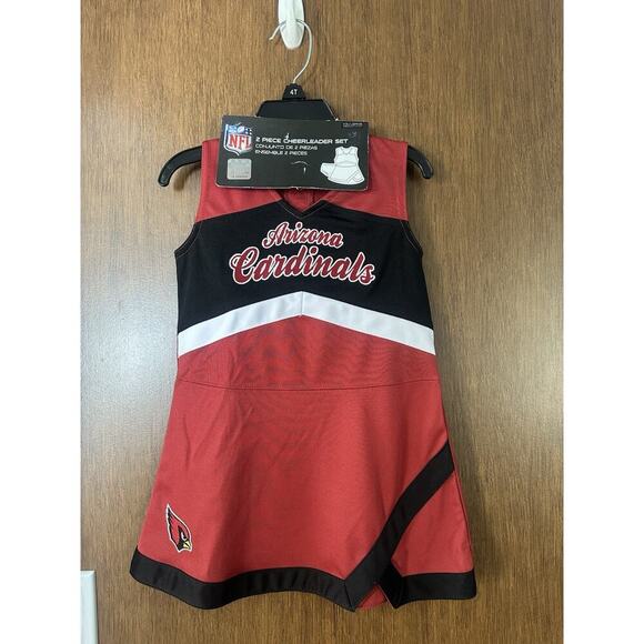 NFL Other - Arizona Cardinals cheerleading outfit 4T NWT 2 piece Halloween Football Cheer